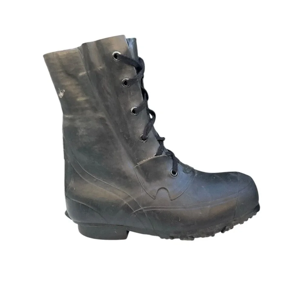 Hood QMC Mens 9R‎ Black Rubber Cold Weather Boots US Military Surplus